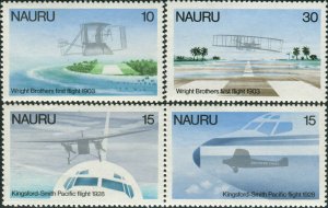 Nauru 1978 SG200-203 Flight aircraft set MNH