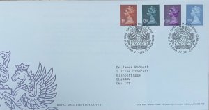 GB FDC 2003 MACHIN HI VALUES £1.50.£2,£3,£5 BUREAU CANCEL