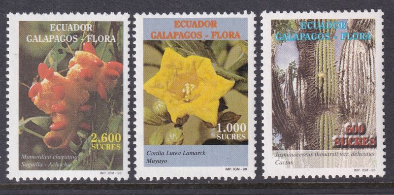 Ecuador 1461-1463 Cactus MNH VF