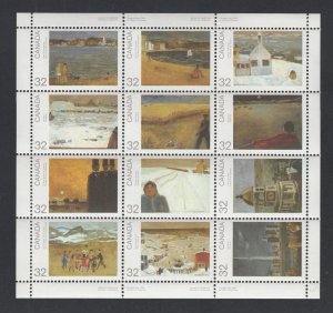 Canada 1984 Canada Day Paintings sheet Unitrade #1027a VFMNH CV $10.00 field