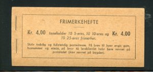 DENMARK 1946 POSTHORN & LION RAMPANT COMPLETE BOOKLET SCOTT #197Aa F/ VF MINT NH