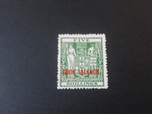 Cook Islands 1943 Sc 125 MNH