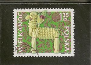 Poland   Scott   3851  Easter   Used