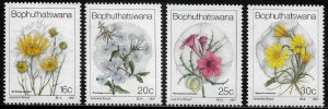 South Africa - Bophuthatswana #192-5 MNH Set - Wildflowers