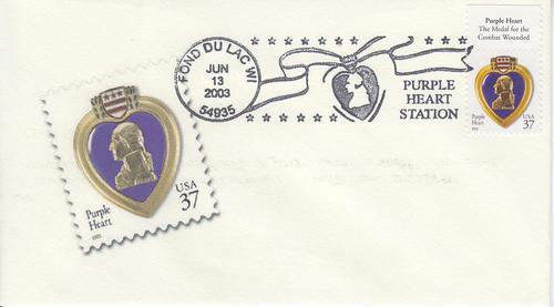 2003 Fond Du Lac WI Purple Heart Pictorial