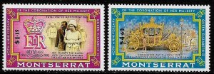 Montserrat #827-8 MNH Set - Coronation of Queen Elizabeth II