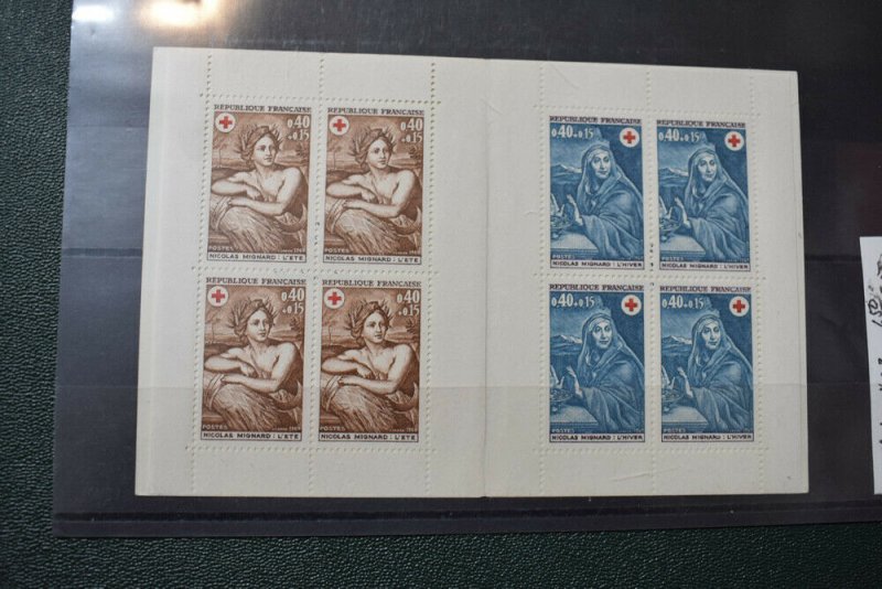 FRANCE 421A, 423A  MNH COMPLETE BOOKLET