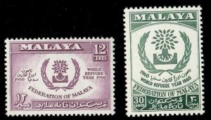 *FREE SHIP World Refugee Year Malaya 1960 Emblem Malaysia (stamp) MNH