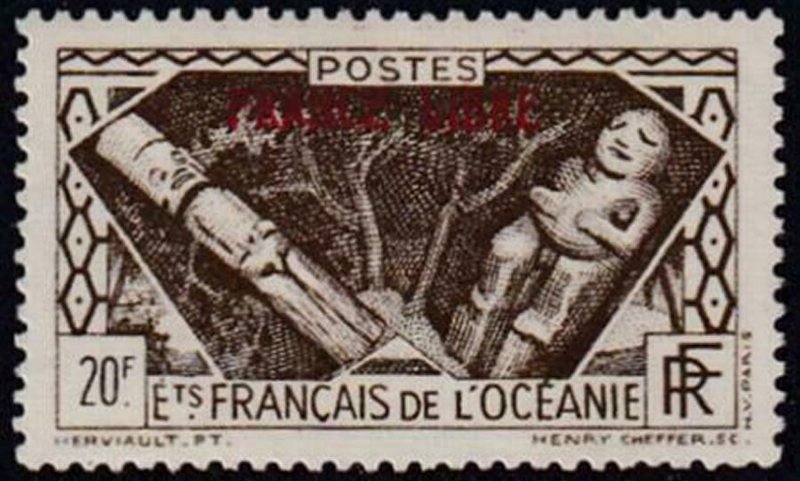 French Polynesia 1941 SC 135 LH Set 