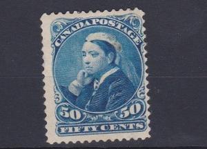 CANADA  1893    S G  116    50C   BLUE    MH   CAT £275 