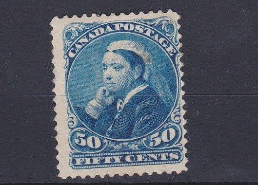 CANADA  1893    S G  116    50C   BLUE    MH   CAT £275 