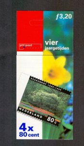 Netherlands #1024a-d  MNH  1999   booklet PB 53a four seasons spring