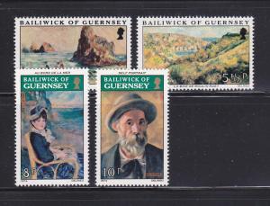 Guernsey 115-118 Set MNH Art, Paintings (A)