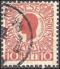 Danish West Indies 32 Used... SCV $3.00