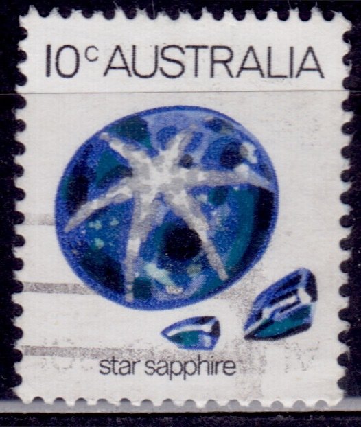 Australia, 1973-84, Star Sapphire Gemstone, 10c, sc#562, used