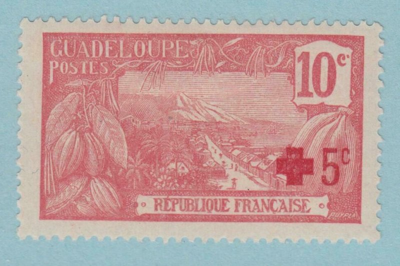 GUADELOUPE B1 SEMI-POSTAL  MINT HINGED OG * NO FAULTS VERY FINE!