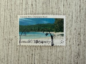 Vanuatu #602 Used, 50v, Island Scenes, 2024 SCV $0.90
