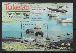 TOKELAU ISLANDS SGMS219 1995 POSTX 95 MNH