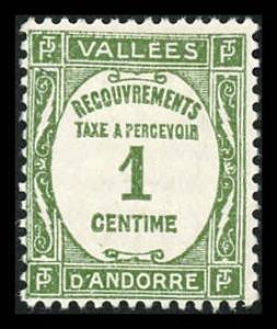 French Andorra J16 Unused (MH)