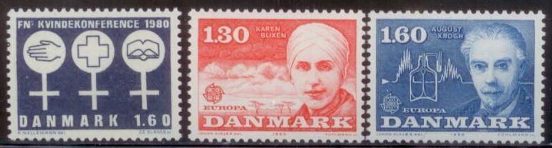 Denmark 1979 SC#663-5 MNH-OG L251