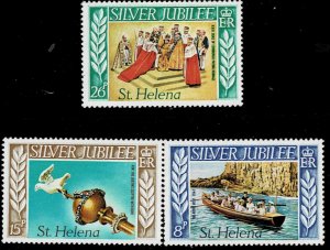 ST HELENA 1977 QUEENS SILVERJUBILEE MNH