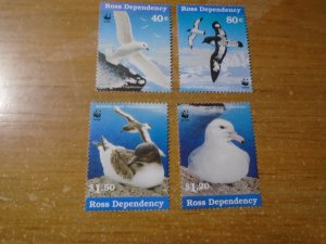 Ross Dependency  New Zealand  #  L43-44/ L46-47   MNH   Birds