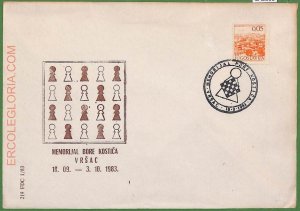 ZA0308 - YUGOSLAVIA - Postal History - EVENT COVER - Chess - 1983