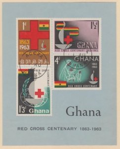 Ghana Scott #142a Stamps - Used Souvenir Sheet