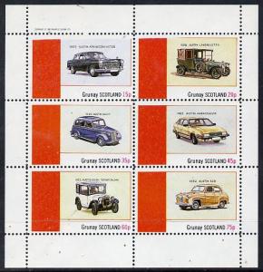 Grunay 1982 Austin Cars (A99, Ambassador, 8 etc) perf set...