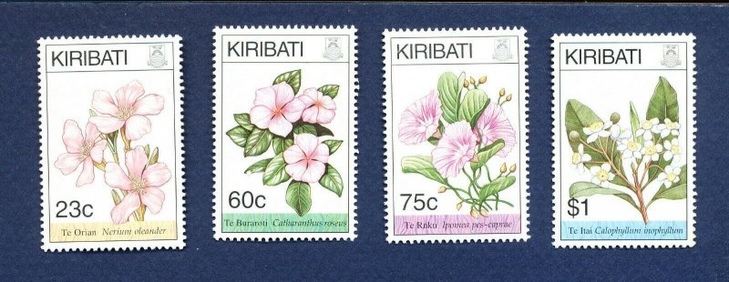 KIRIBATI - Scott 652-655 - FVF MNH - Flowers - 1994