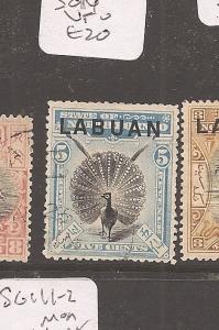 Labuan 5c Bird SG 114 VFU (6avs) 