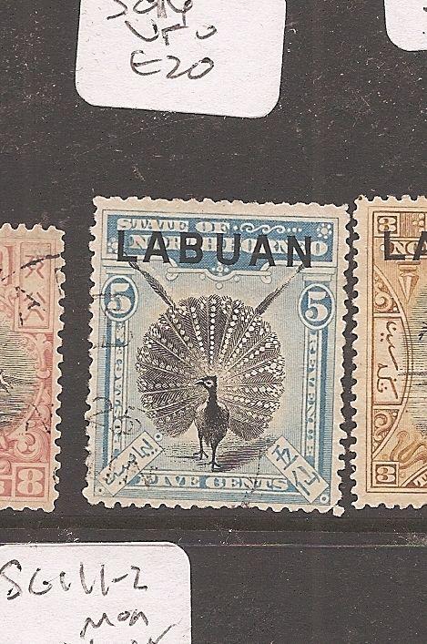 Labuan 5c Bird SG 114 VFU (6avs) 