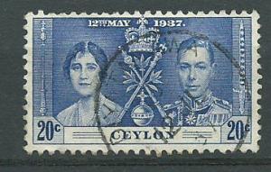 Ceylon George VI  SG 385  Used