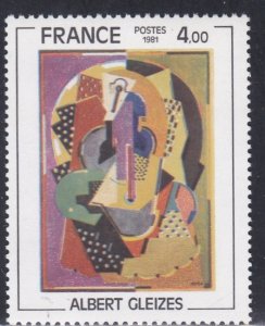 France # 1727 Abstract Painting by Albert Gleizes, Mint NH, 1/2 Cat
