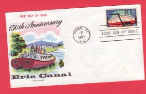 #1325 Erie Canal - FLEUGEL CACHET!