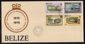 Belize 410-413 UPU U/A FDC