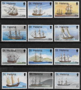 St Helena Scott #'s 716 - 727 MNH