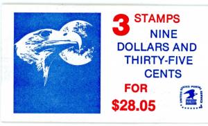 US  1909a  Express Mail Eagle $9.35 - Folded Booklet of 3  - BK140B - 1983