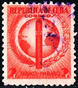 CUBA #357, USED - 1939 - CUBA391NS10