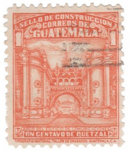 GUATEMALA 1943 POSTAL TAX  STAMP SCOTT # RA21. USED. # 2