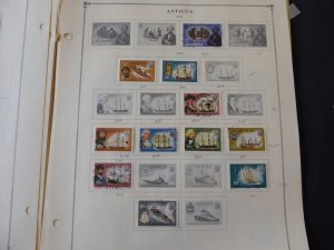 Antigua 1921-1985 Stamp Collection on Scott International Pages