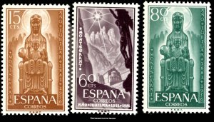 Spain Scott 849-851 Mint never hinged.