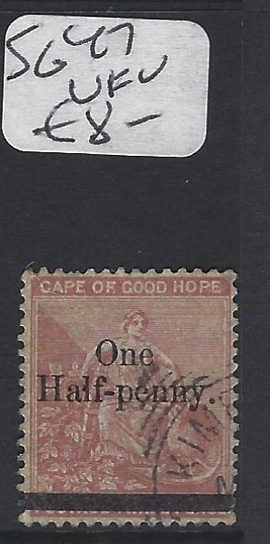 CAPE OF GOOD HOPE (PP1203B)  1/2D SURCH SG 47  VFU