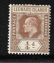 Leeward Islands #41  1/4p ( MH) CV $3.00