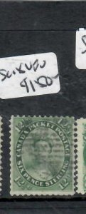 CANADA  12 1/2C    SC 18    VFU    P2606B H
