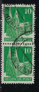 Germany AM Post Scott # 641a, used, pair