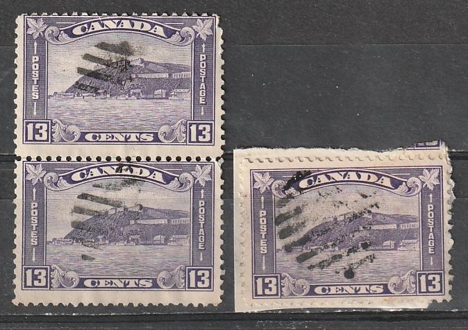 #201 Canada Used Pair & Single Medallion Issues