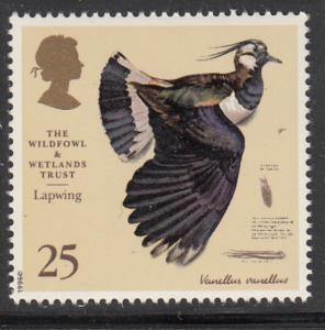 Great Britain 1996 MNH Scott #1654 25p Lapwing Wildfowl and Wetlands Trust
