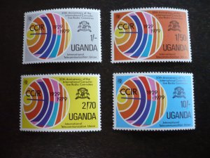Stamps - Uganda - Scott# 270-273- Mint Never Hinged Set of 4 Stamps