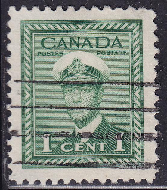 Canada 249 King George VI WWII War 1¢ 1942